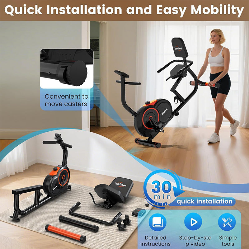 W259 Recumbent Exercise Bike for Home