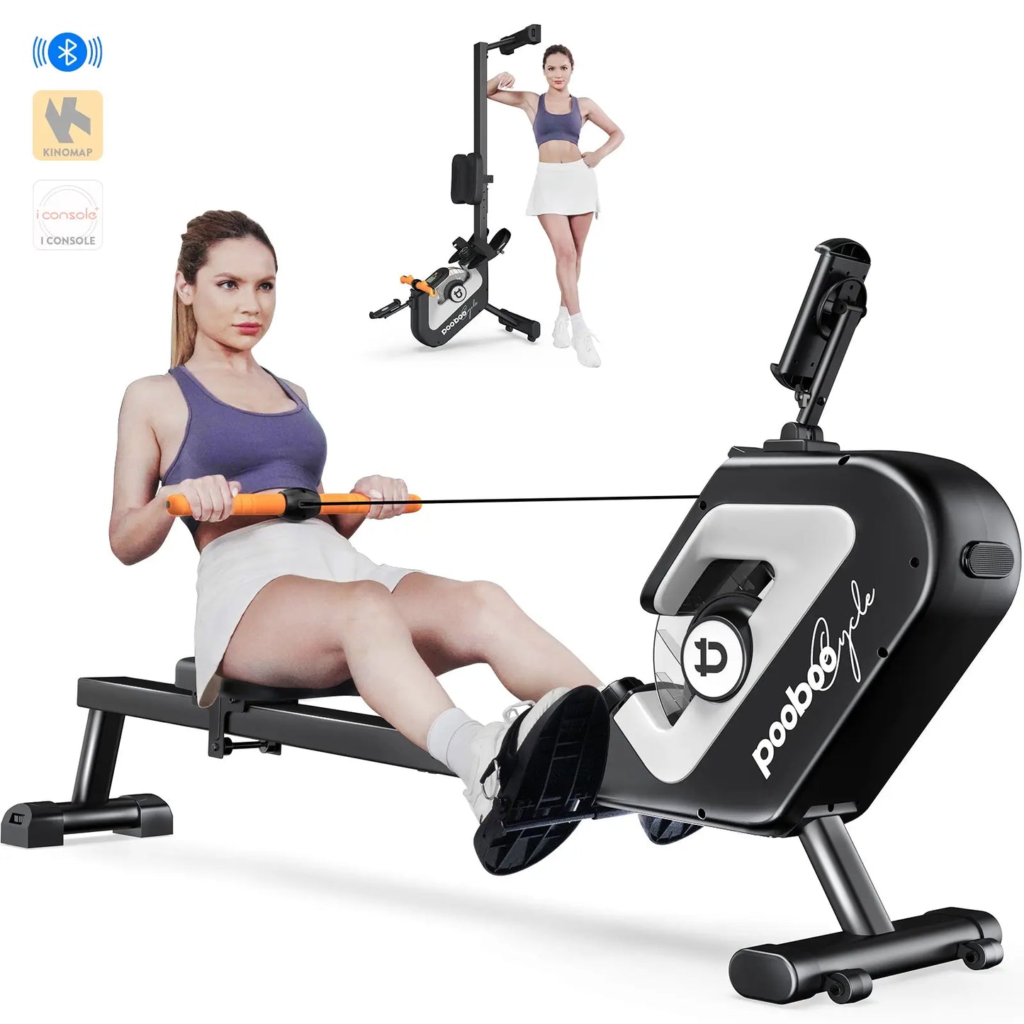 Pooboo Magnetic Rowing Machine H79901