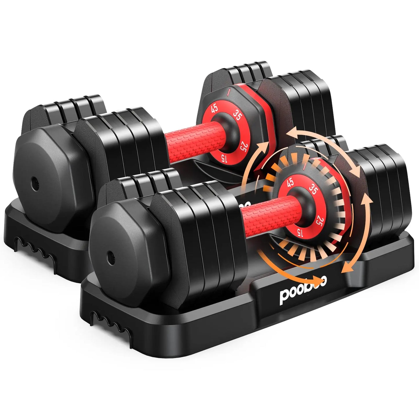 Pooboo Home Adjustable Dumbbells W20