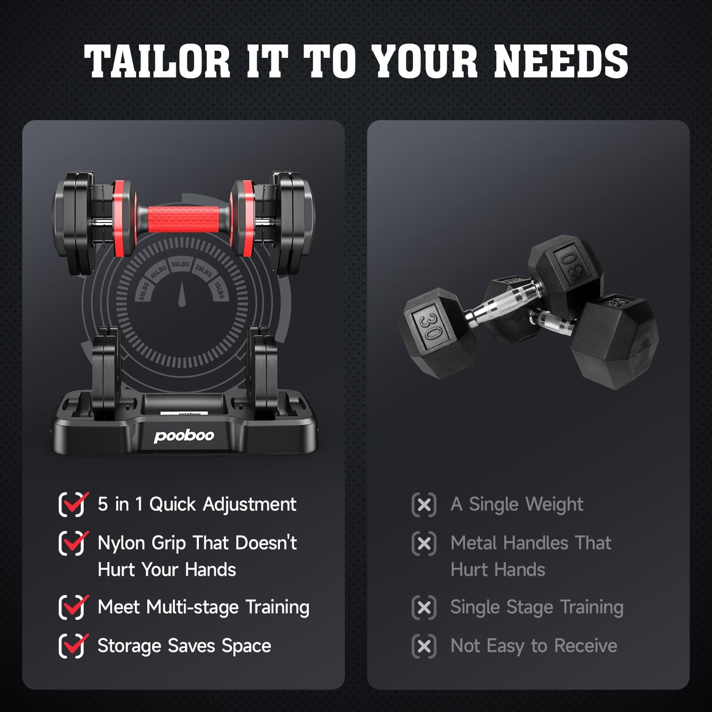 W20 Home Adjustable Dumbbells