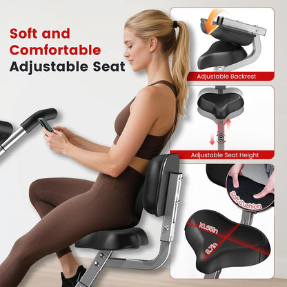 X828N Magnetic Foldable Stationary Bike