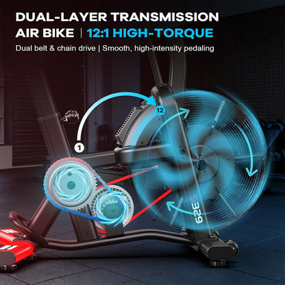 S329 Air Resistance Fan Exercise Bike