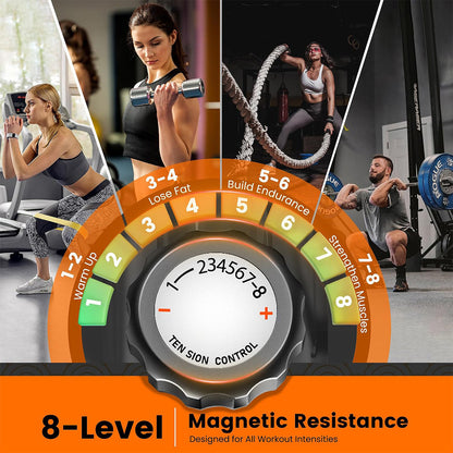 W309 Quiet Magnetic Recumbent Exercise Bike