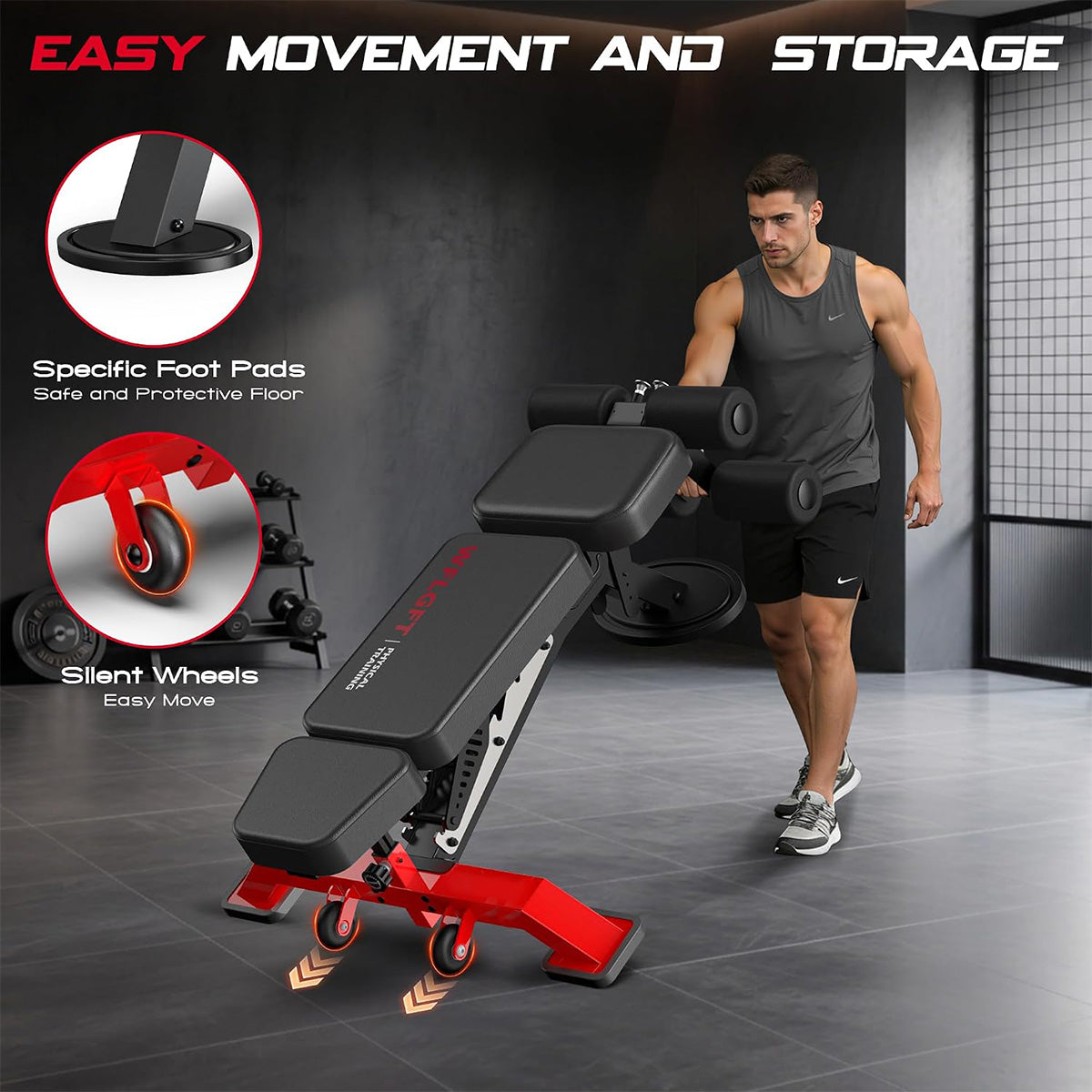 Y180 Weight Bench for Home Gym