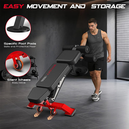Y180 Weight Bench for Home Gym