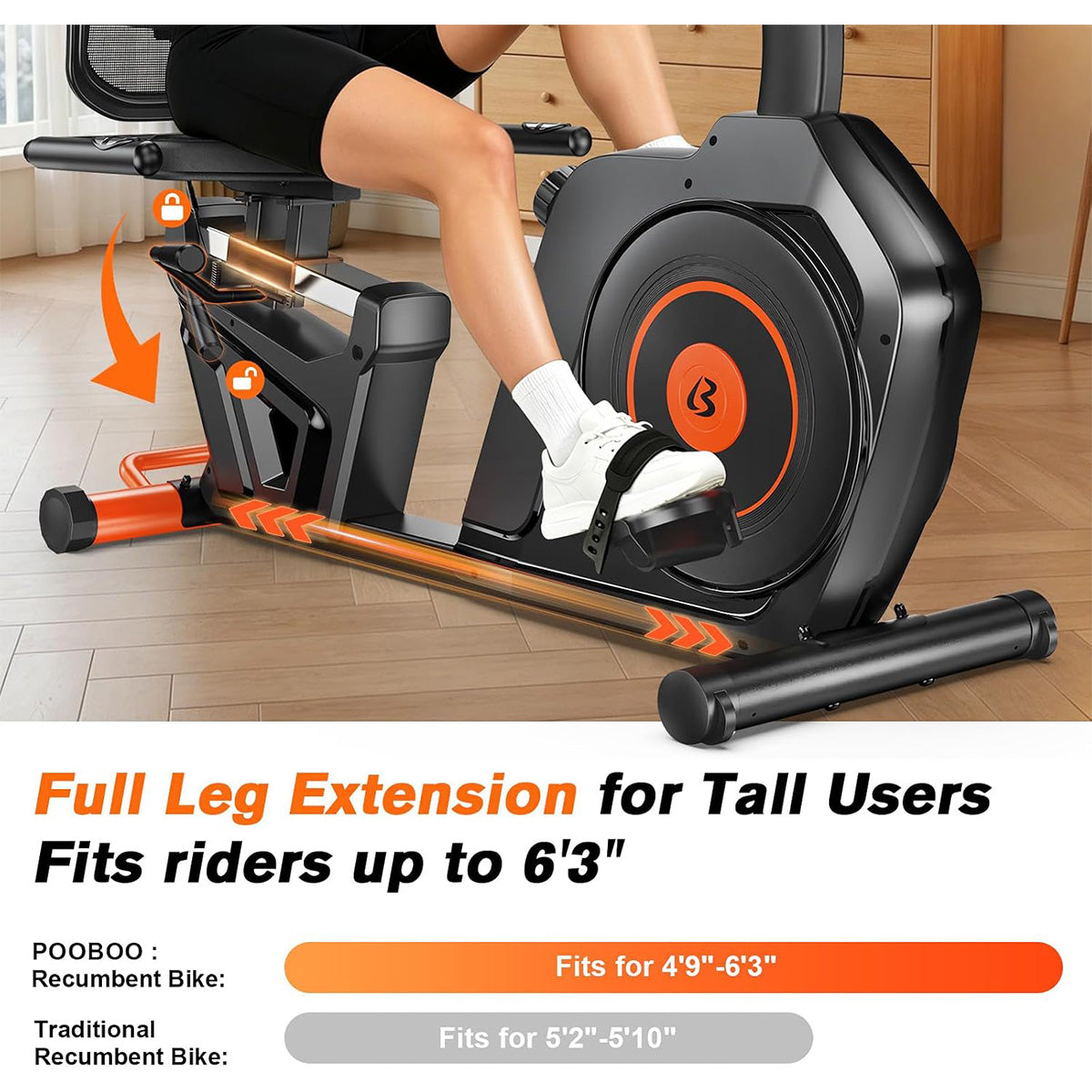 W226 Recumbent Stationary Bikes For Home