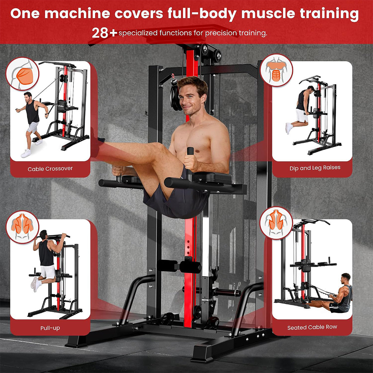 P425 Power Tower with Cable Machine
