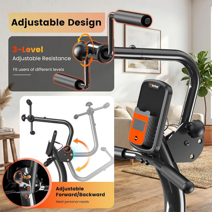 W309 Quiet Magnetic Recumbent Exercise Bike