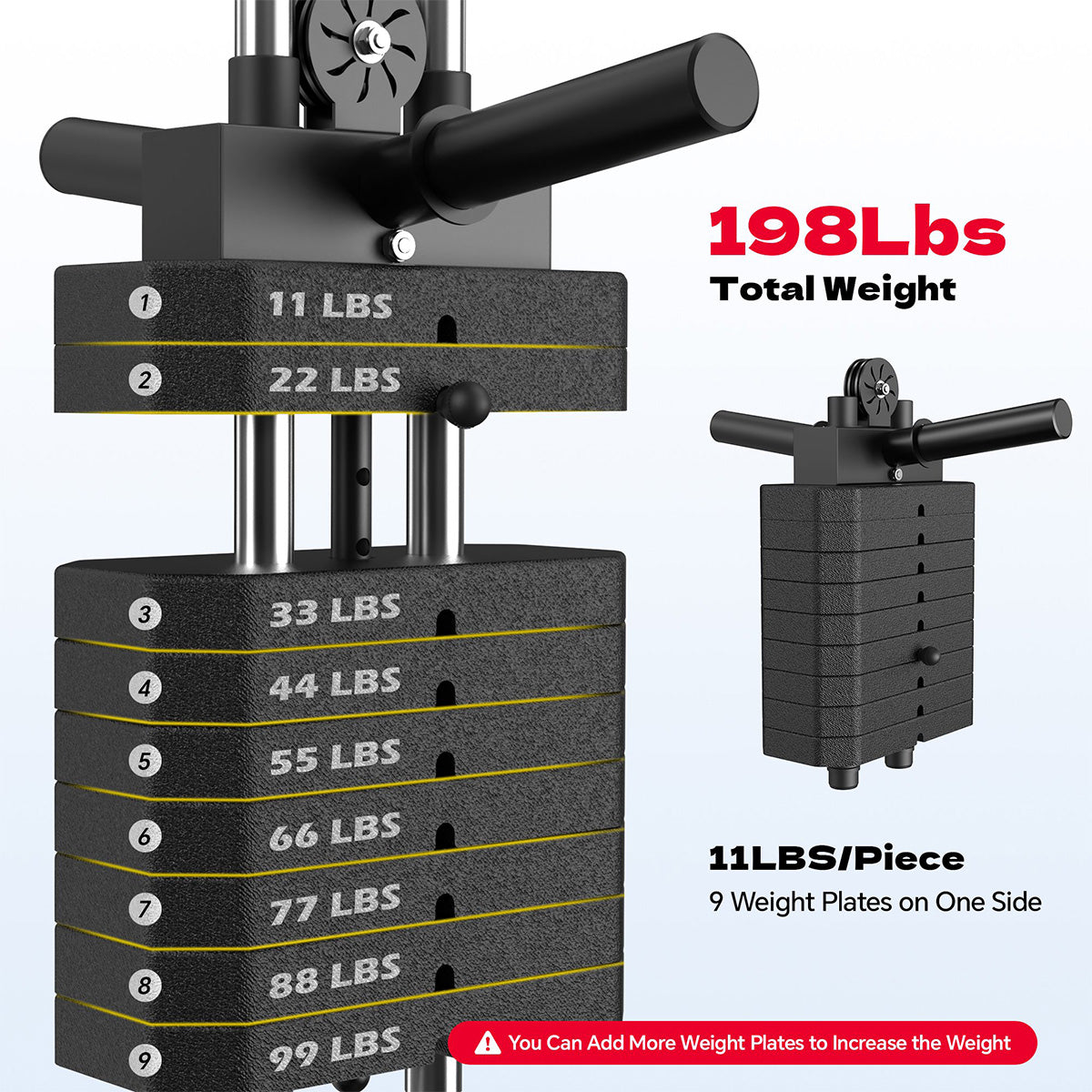 P630Pro Smith Machine With Rowing Machine Components