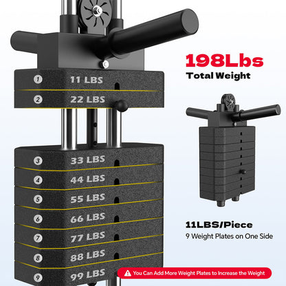 P630Pro Smith Machine With Rowing Machine Components