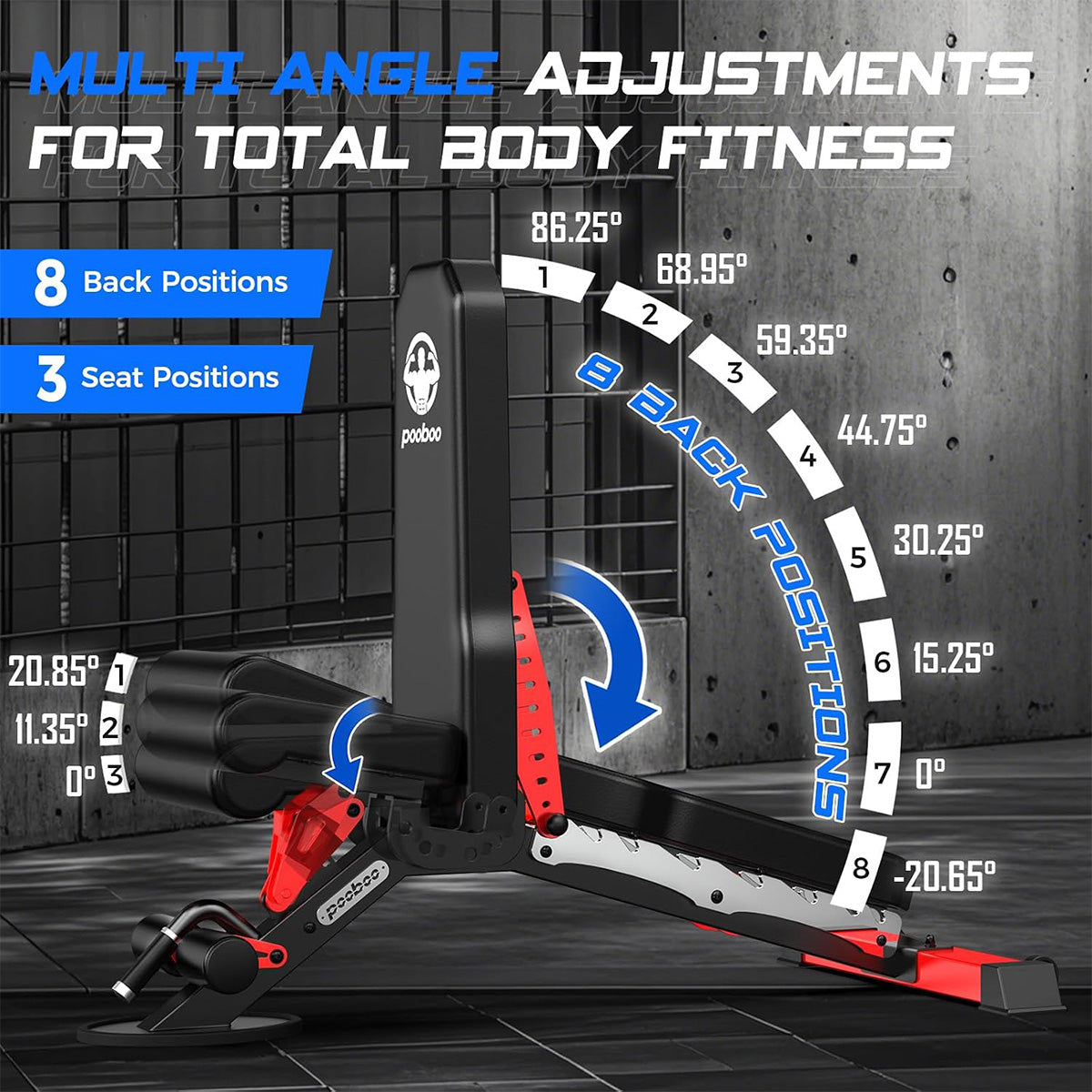 Y160 Adjustable Weight Bench