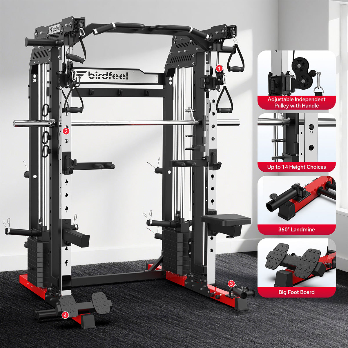 P630 Smith Machine With Dual Weight Plate System
