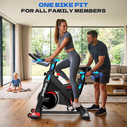 D810 Stationary Bikes with Comfortable Seat Cushion