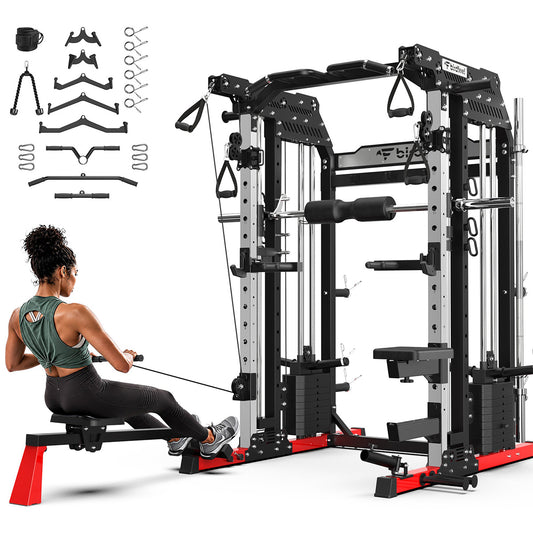 P630Pro Smith Machine With Rowing Machine Components