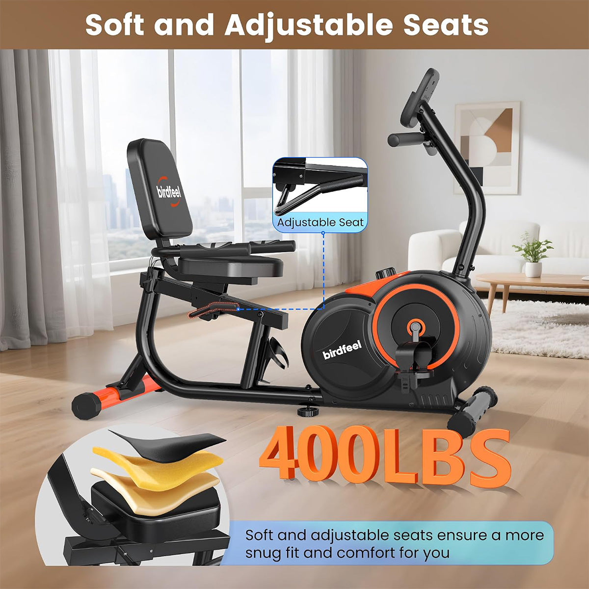 W259 Recumbent Exercise Bike for Home