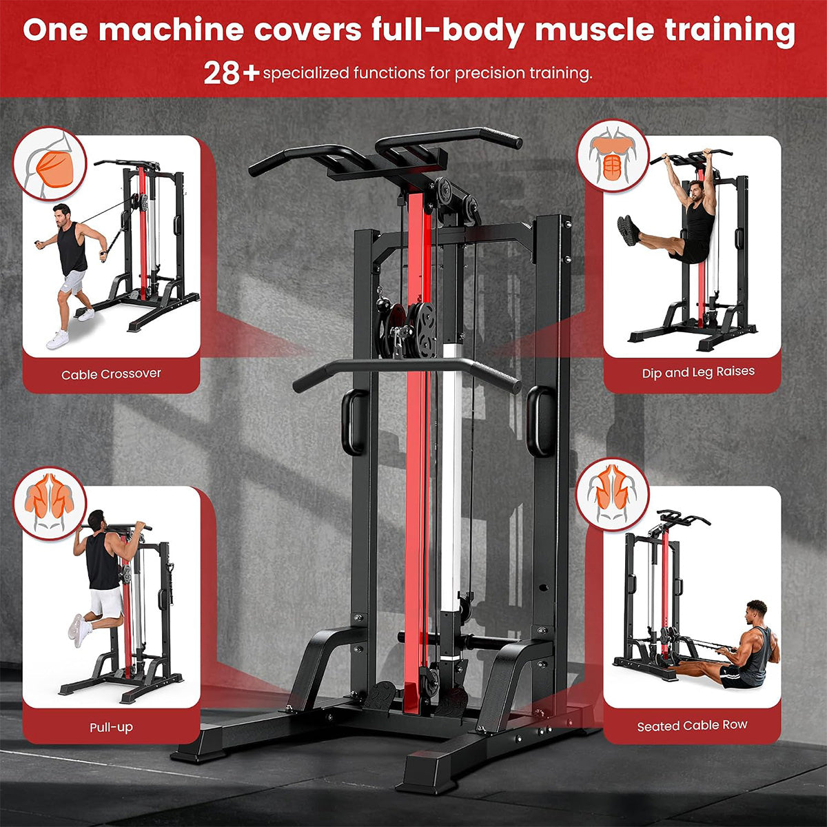 Pull Up Bar Power Tower Dip Station