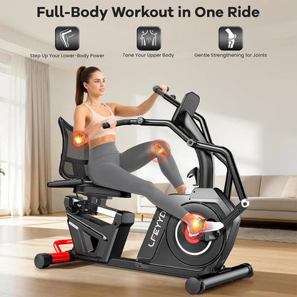 W215 Recumbent Bike with Arm Exerciser
