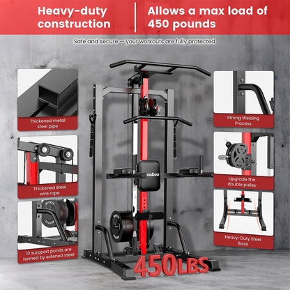 P425 Power Tower with Cable Machine