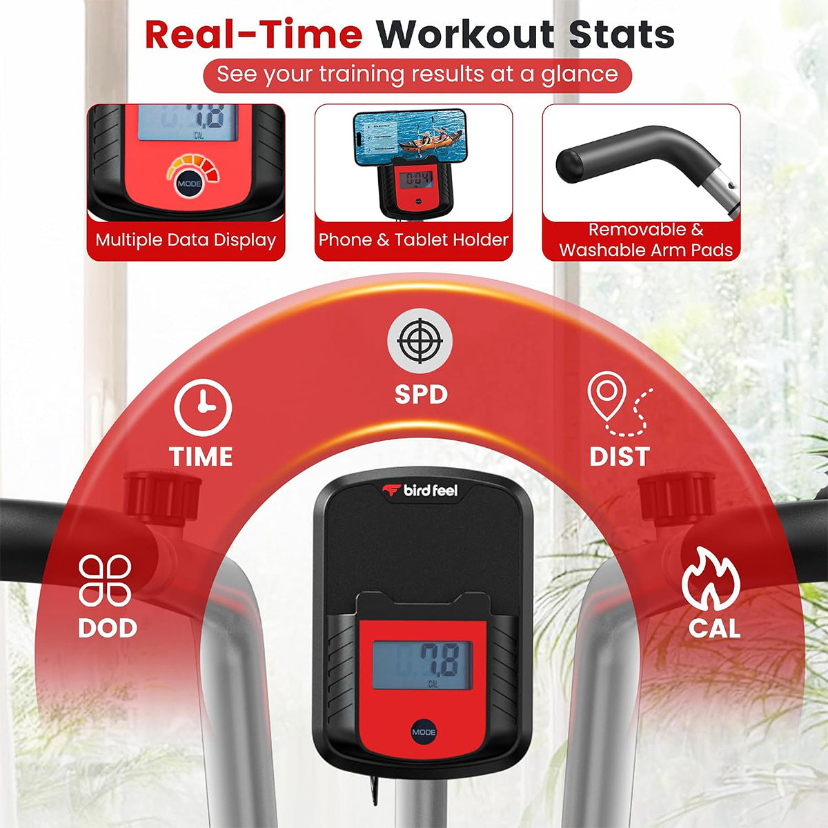 X828N Magnetic Foldable Stationary Bike