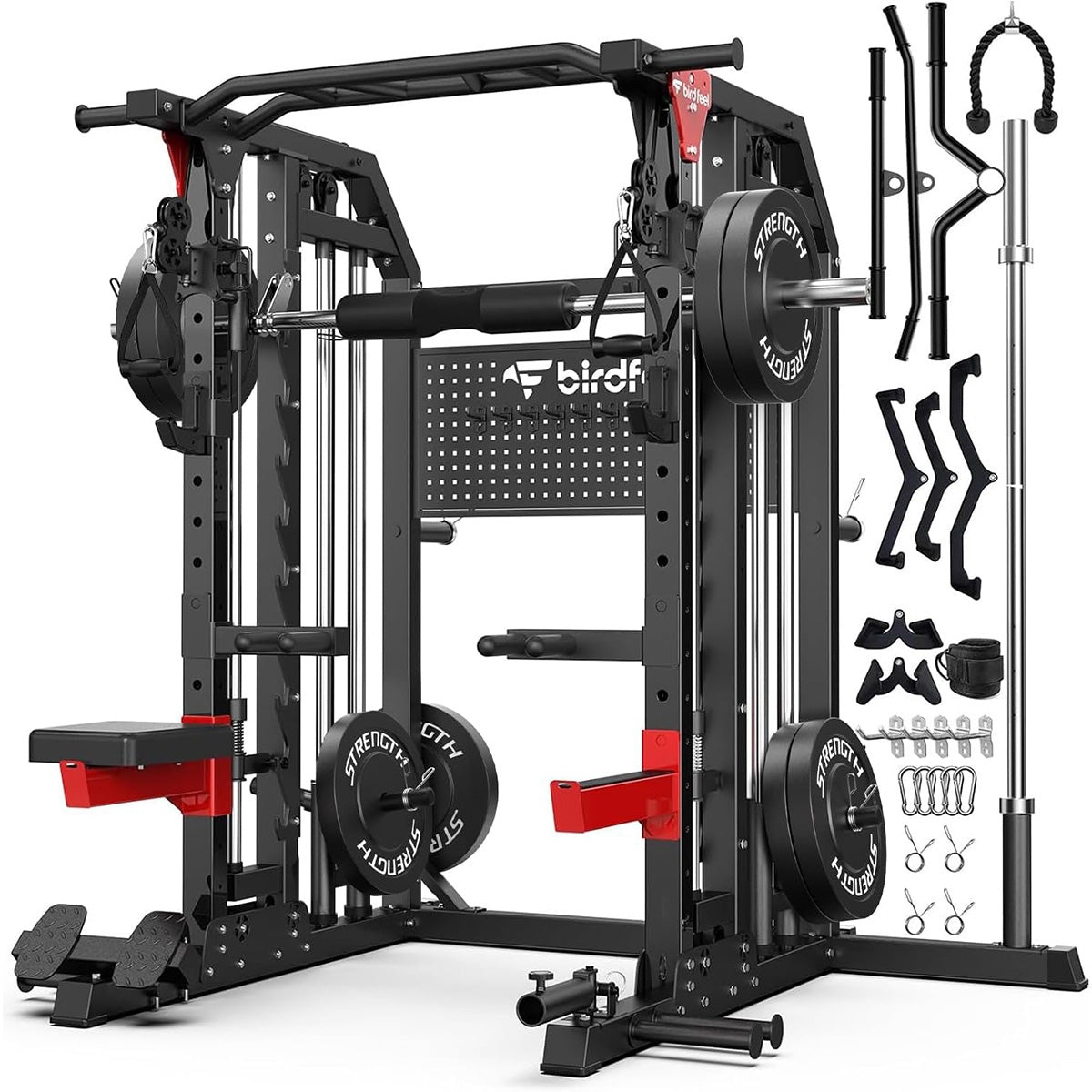 P53Pro Smith Machine With 230lb Counterweight - Black