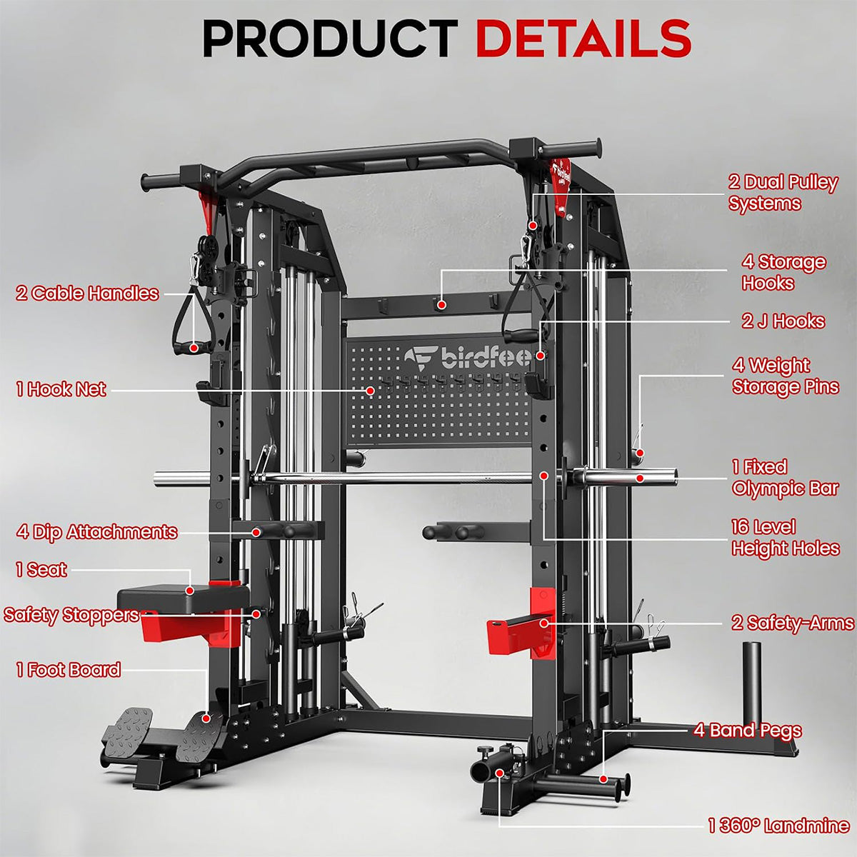 P53 Smith Machine Power Cage