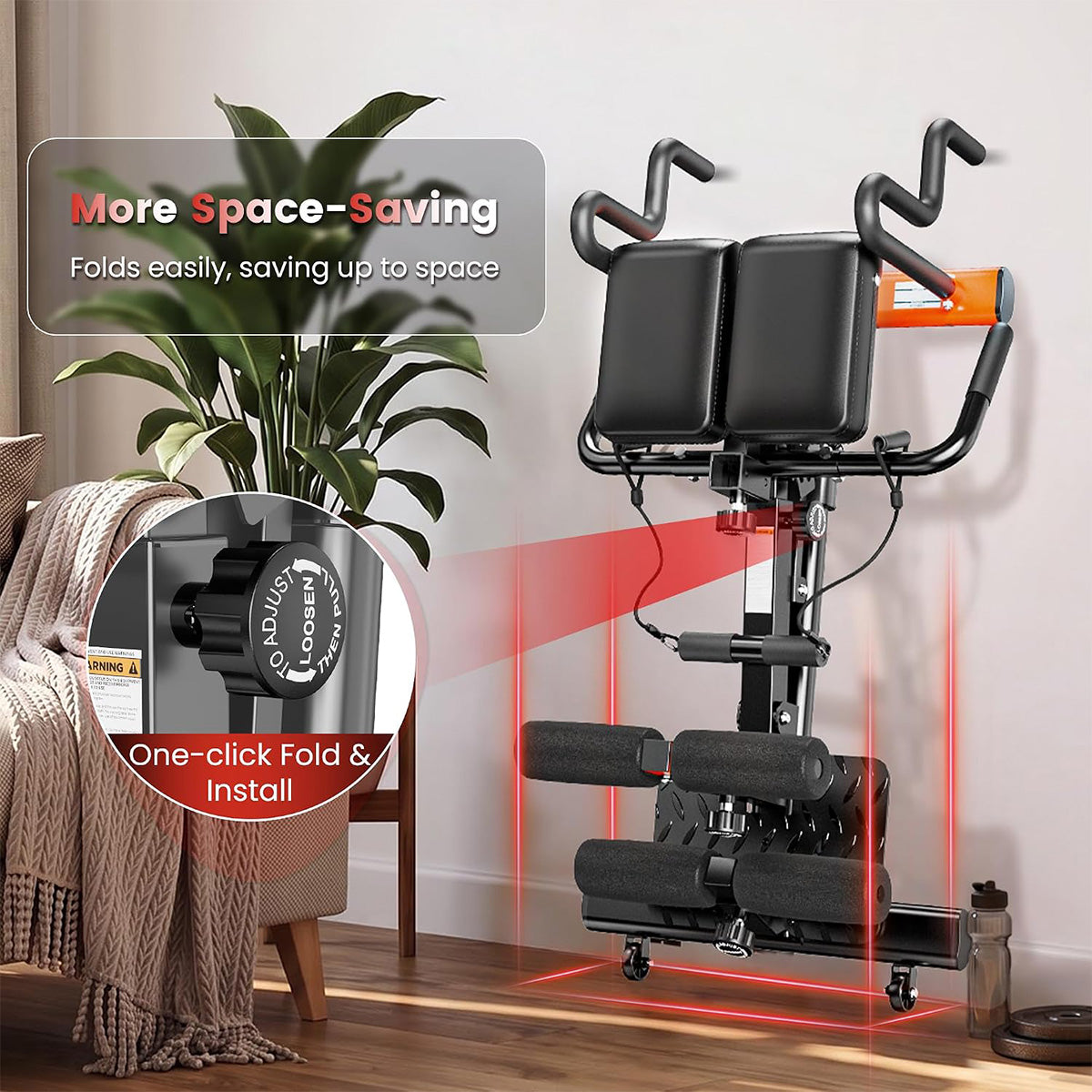 P459 5 in 1 Gravity Inversion Machine-Orange