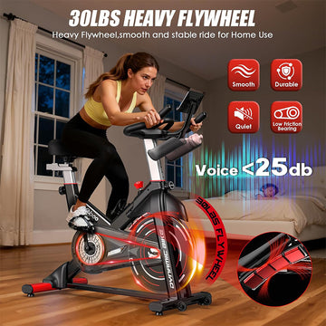 Vélo Air Bike multifonctions avec écran LCD pour salle fitness et homegym
