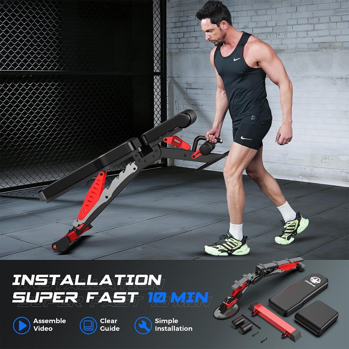 Y160 Adjustable Weight Bench