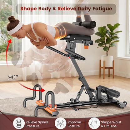 P459 5 in 1 Gravity Inversion Machine-Orange