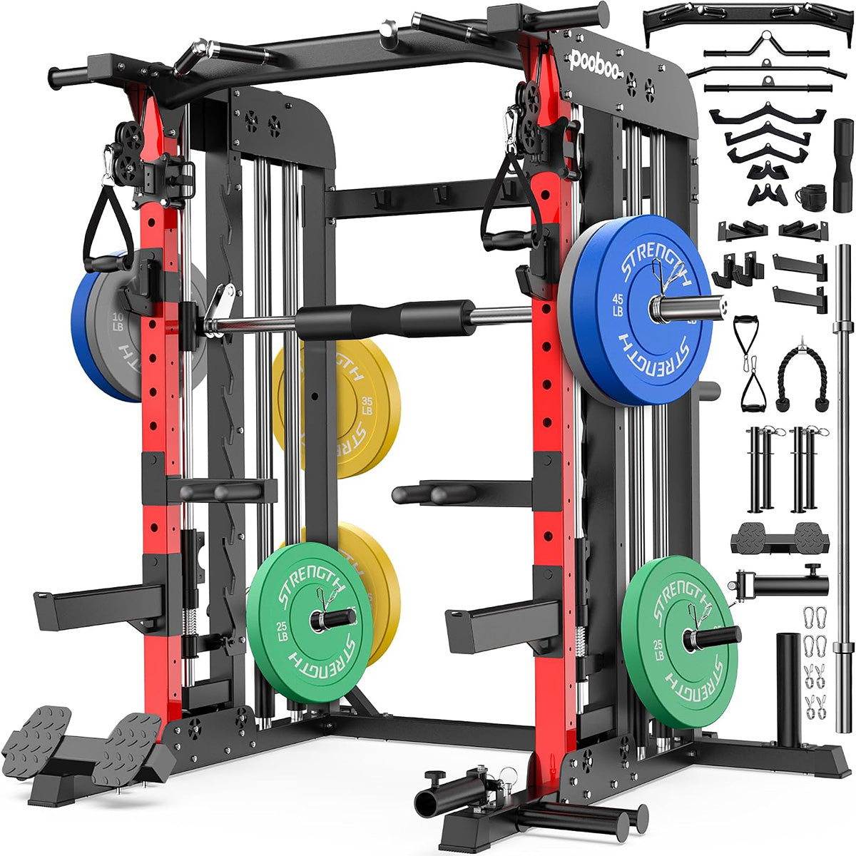 P43Pro Power Cage With 230lb counterweight - Color