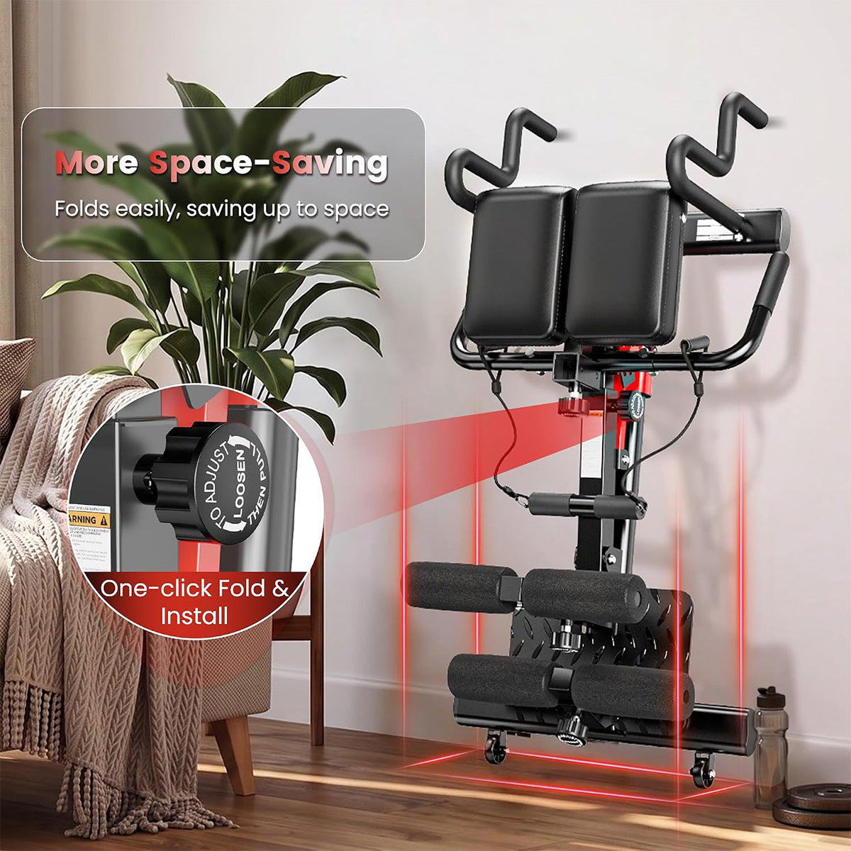P457 5 in 1 Gravity Inversion Machine-Red