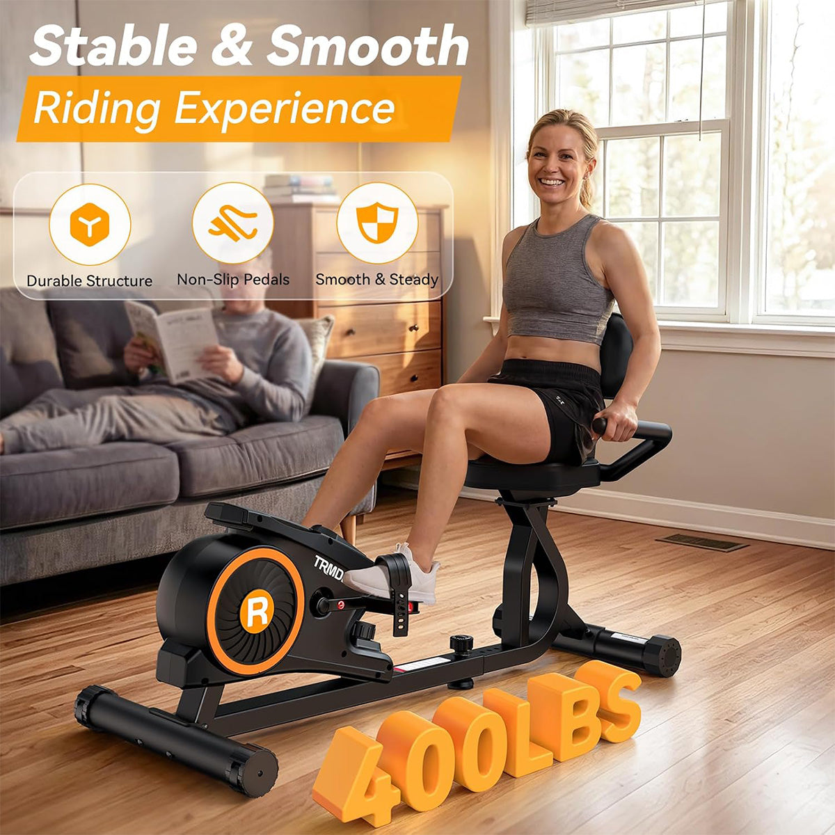 W356 Recumbent Bike with Magnetic Resistance