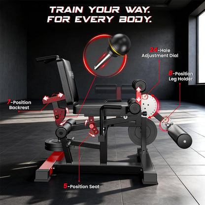 P45 Leg Extension and Curl Machine