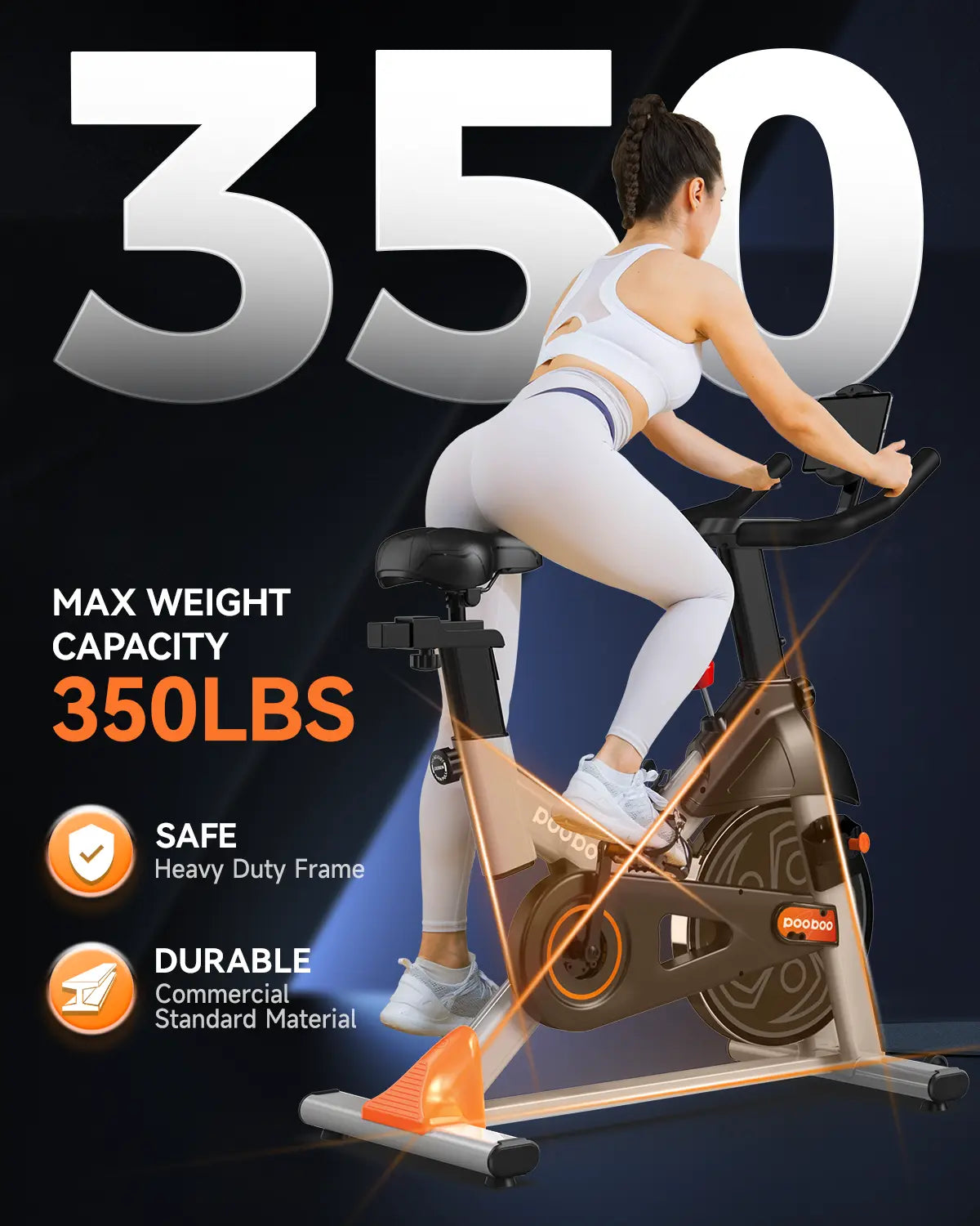 Pooboo Indoor Exercise Bike D525