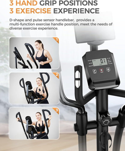 E399 Silent Elliptical machine-Silver