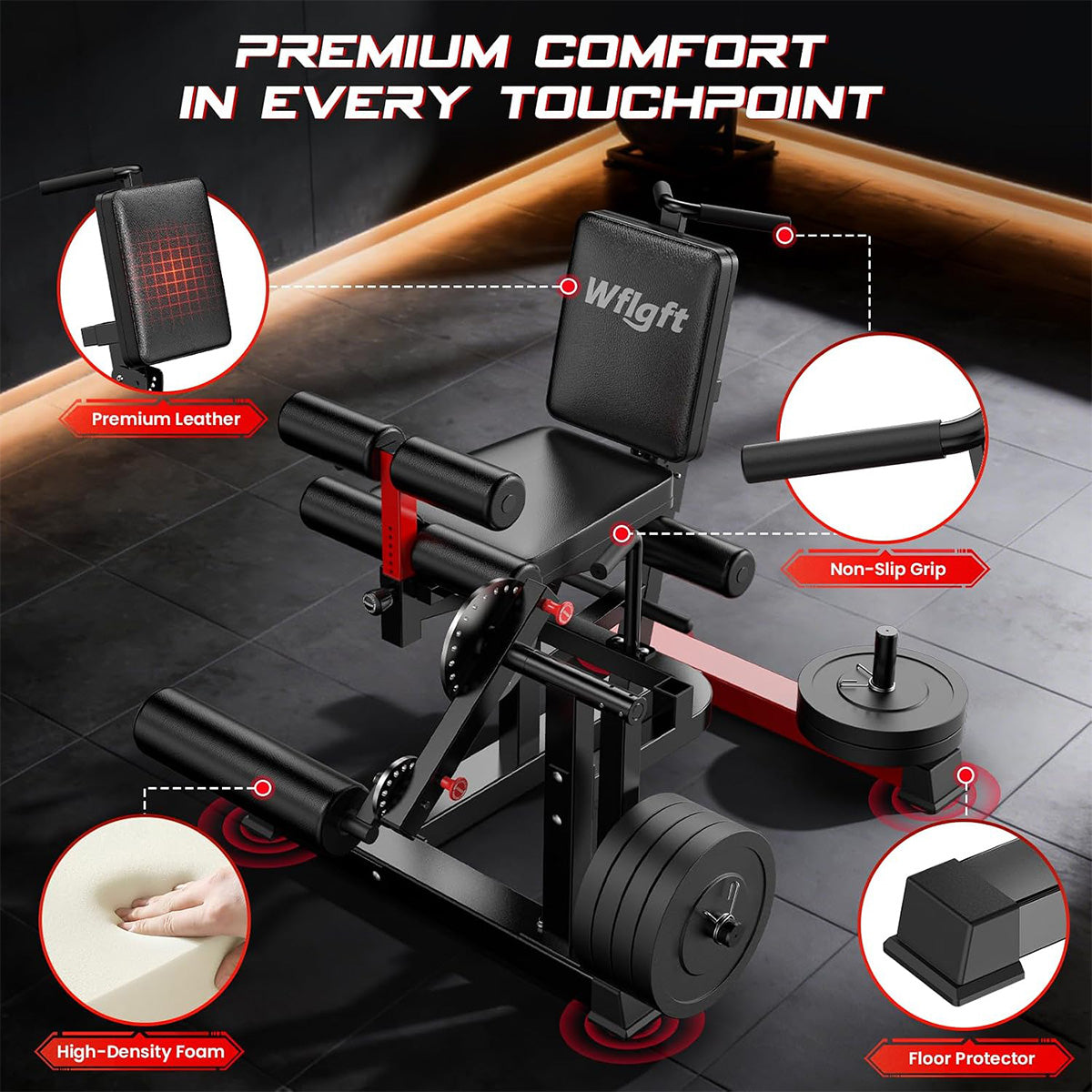 P45 Leg Extension and Curl Machine