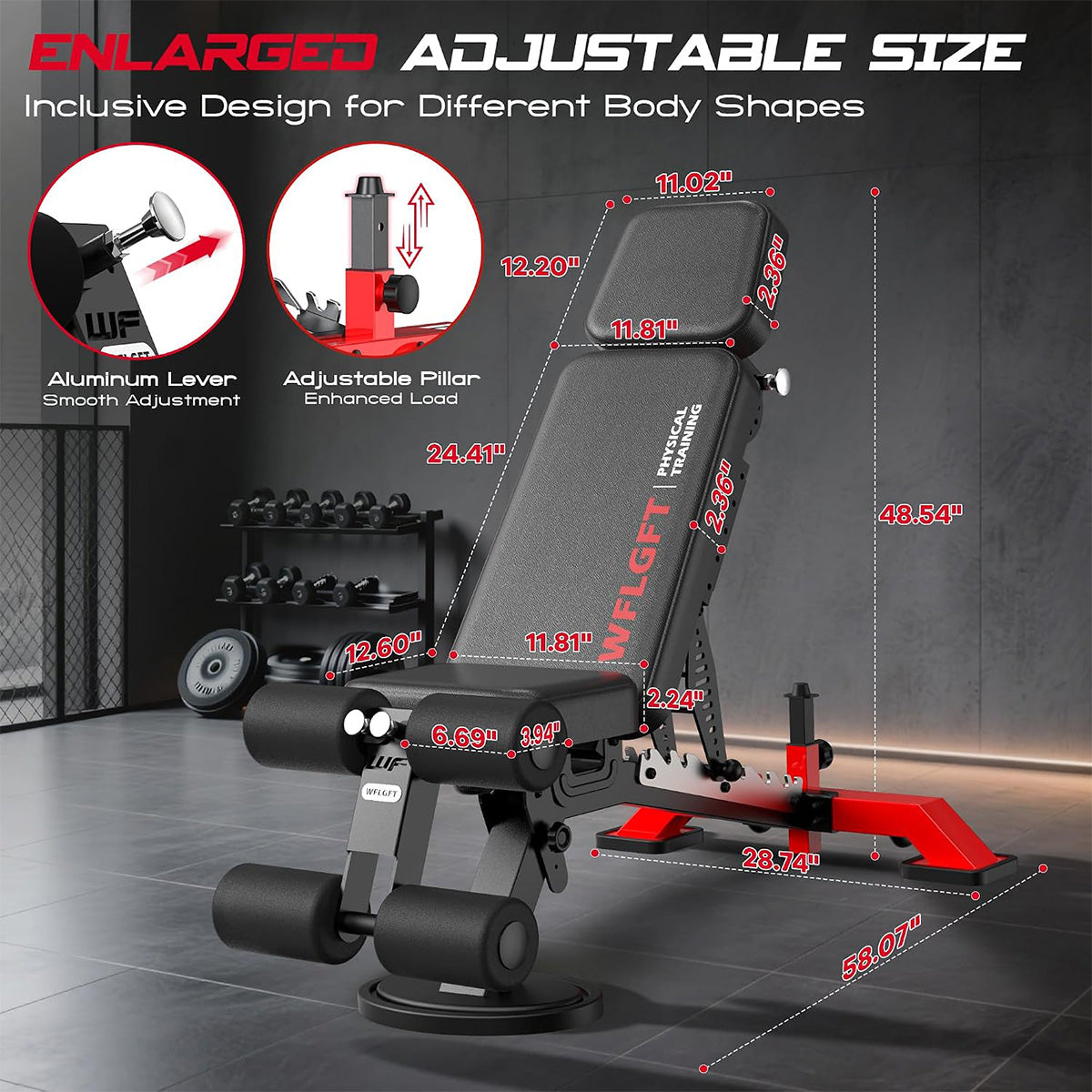 Y180 Weight Bench for Home Gym