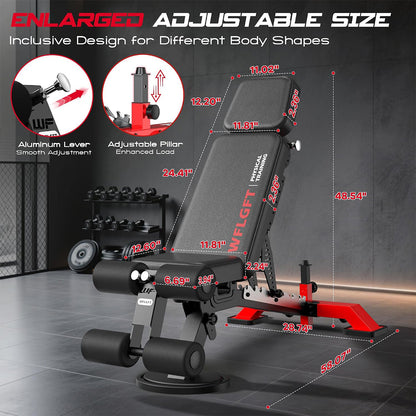 Y180 Weight Bench for Home Gym