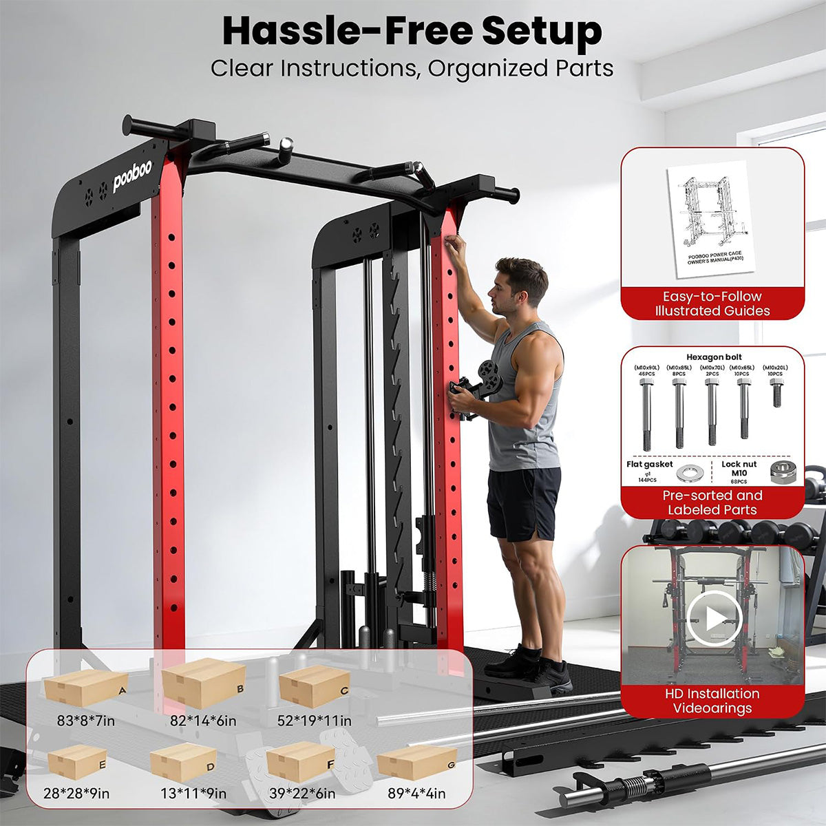 P43Pro Multi-Functional Machine Power Cage
