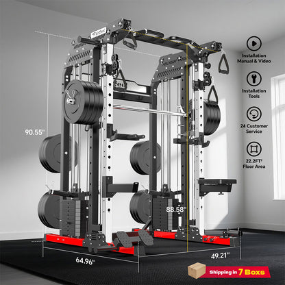 P630 Smith Machine With Dual Weight Plate System