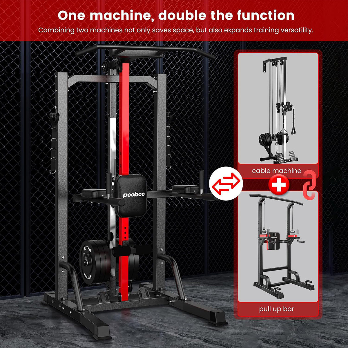 P425 Power Tower with Cable Machine