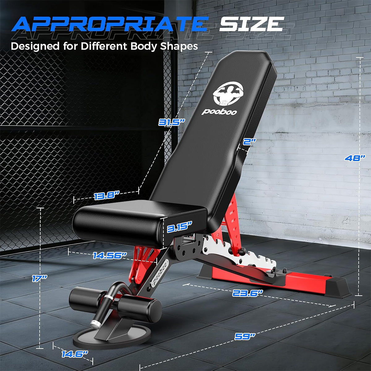 Y160 Adjustable Weight Bench