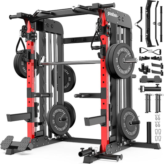 P43 Power Cage With 230lb counterweight - Black