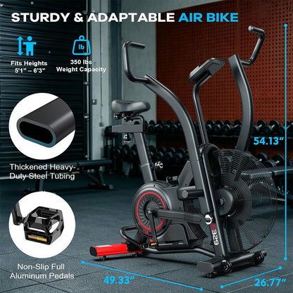 S329 Air Resistance Fan Exercise Bike