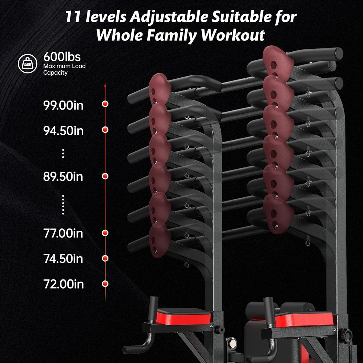 C772 Multifunction Power Tower Dip Station