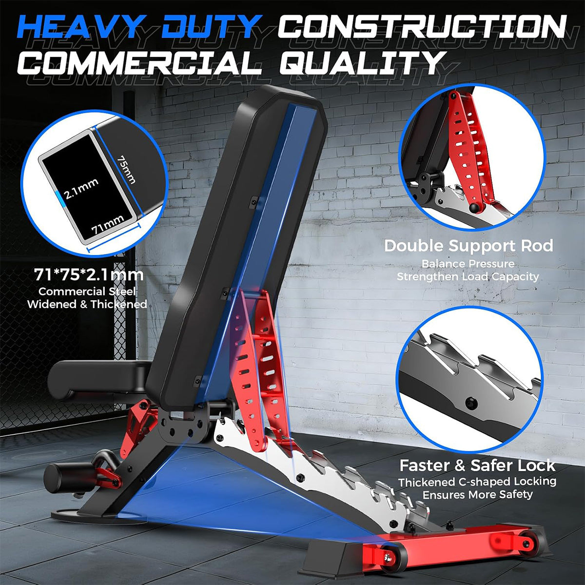 Y160 Adjustable Weight Bench
