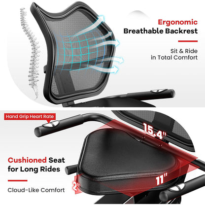 W215 Recumbent Bike with Arm Exerciser