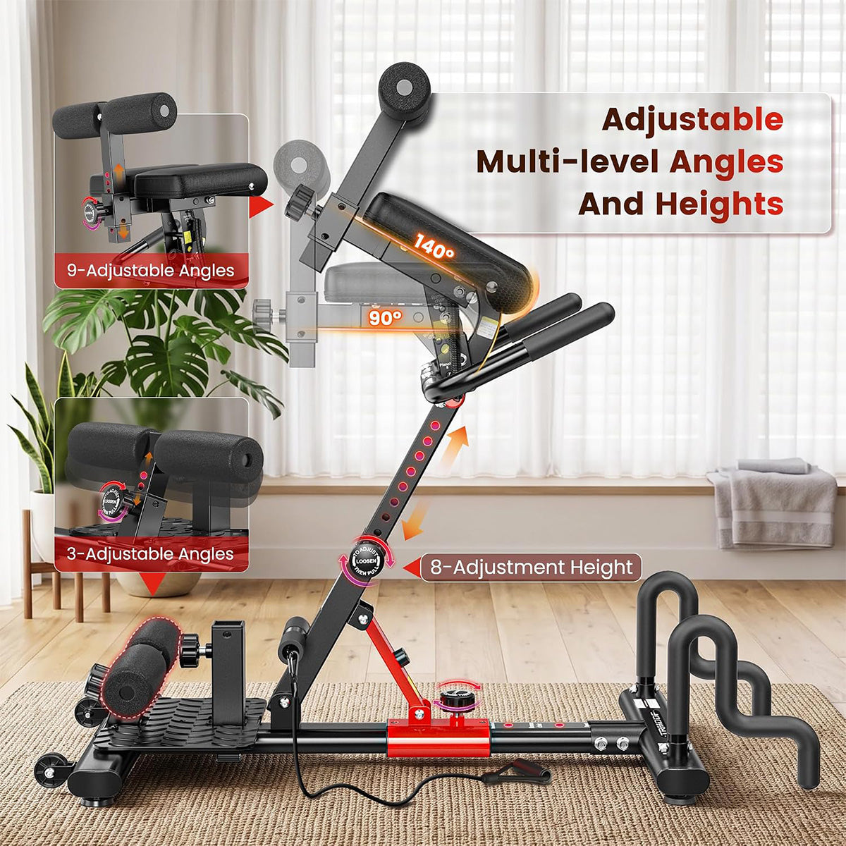 P457 5 in 1 Gravity Inversion Machine-Red