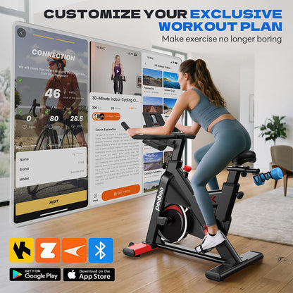 D810 Stationary Bikes with Comfortable Seat Cushion