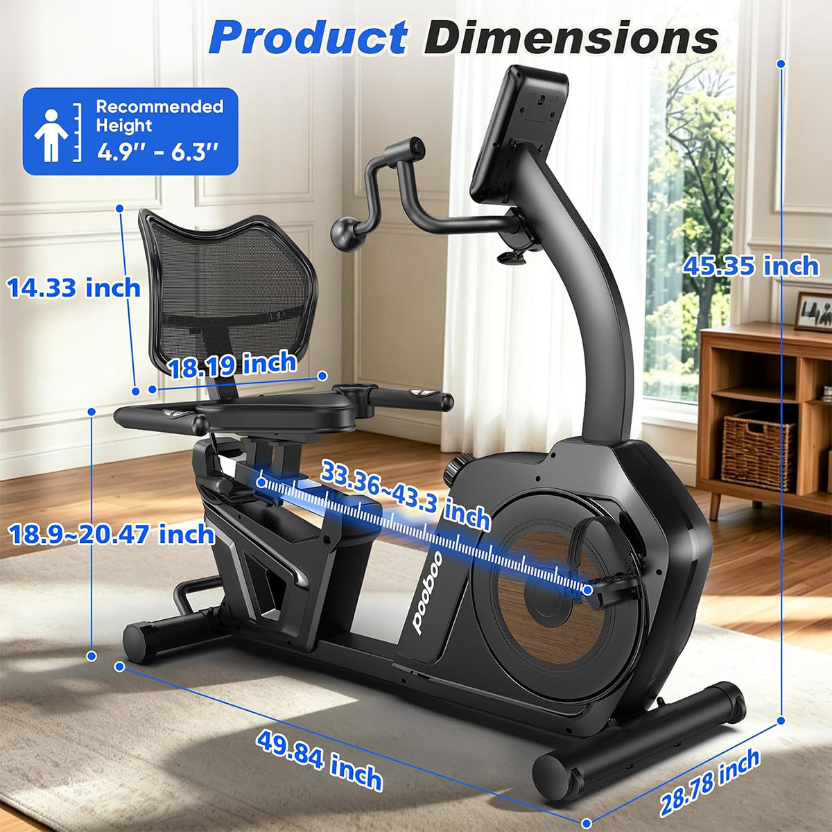 W216 Recumbent Exercise Bike